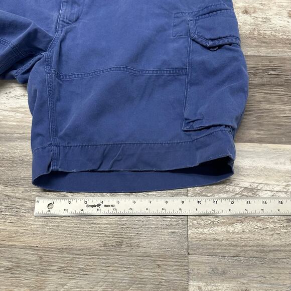 Polo Ralph Lauren Blue‎ Mens 50B Utility Pockets Outdoor Hiking Cargo Shorts EUC - Picture 9 of 10